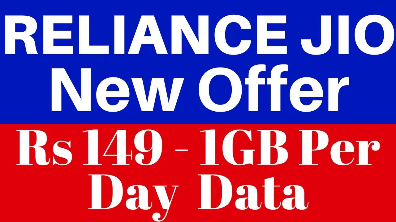Reliance Jio Launch 'Happy New Year 2018' Offer | 1GB Per Day 4G Data at Rs 149.