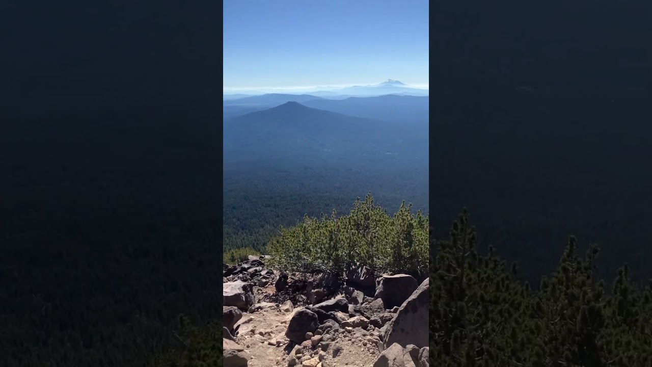 Hiked Mount McLoughlin!! The way down is down was easier 