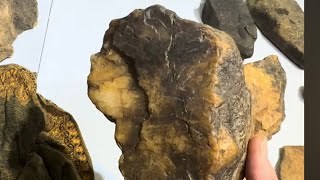Talking and showing Artwork. Ancient culture. (4K)
