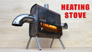 Mini heating stove, oil convection! Endless heat for a house without electricity