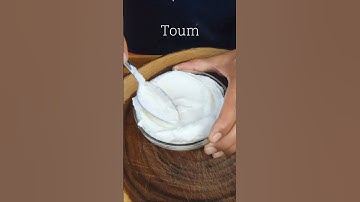 Toum, Lebanese Garlic Sauce