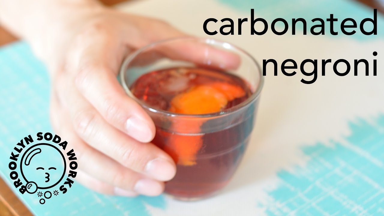how to make your own carbonated negroni