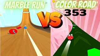 ⚽ Marble Run 🆚 Color Road 🌈 RELAXING VIDEOS R8JHY! Game Mobile New Levels iOS,Android Gameplay screenshot 5