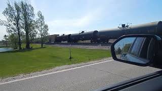 Sunday morning M338 passing west of Independence