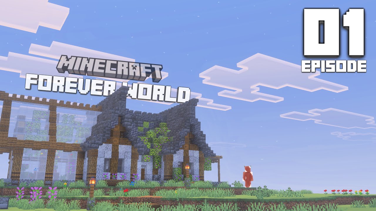 I Finally Started my Dream Minecraft Forever World in 2025! | Episode 1 ...