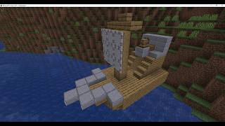 making a boat using the create mod
