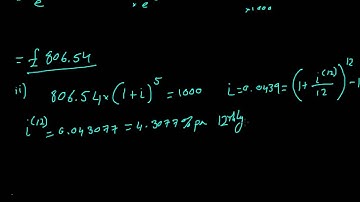 CT1 Actuarial - Force of Interest April 