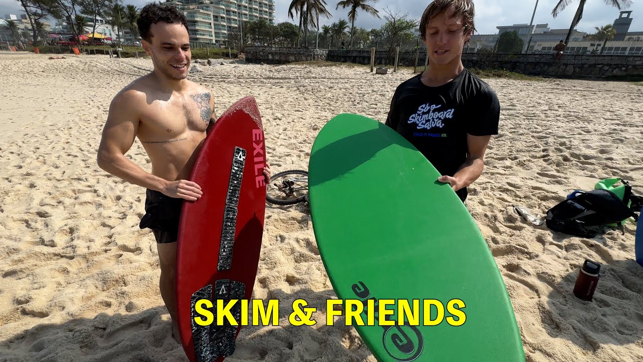 SKIM SESSION COM OS AMIGOS DE INFÂNCIA // LUCAS FINK & FRIENDS SKIMBOARDING RIO DE JANEIRO