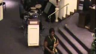 Video thumbnail of "Going up Yonder - Saxophonist Luefras Robinson"