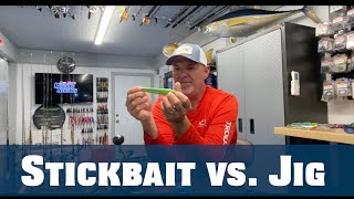 Plastic Stickbait vs. Metal Jig - Florida Sport Fishing TV - Tackle Tips Techniques - www.FSFTV.com