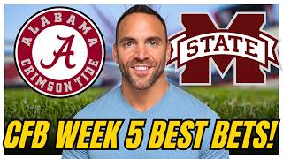Alabama vs Mississippi State College Football Best Bets | CFB Week 5