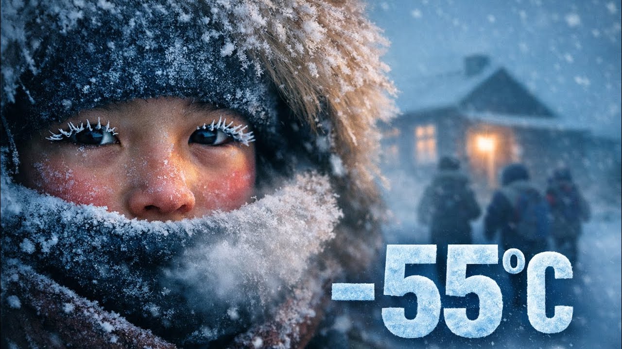 Children Growing Up at –55°C | School Life in Extreme Arctic Cold ❄️ 