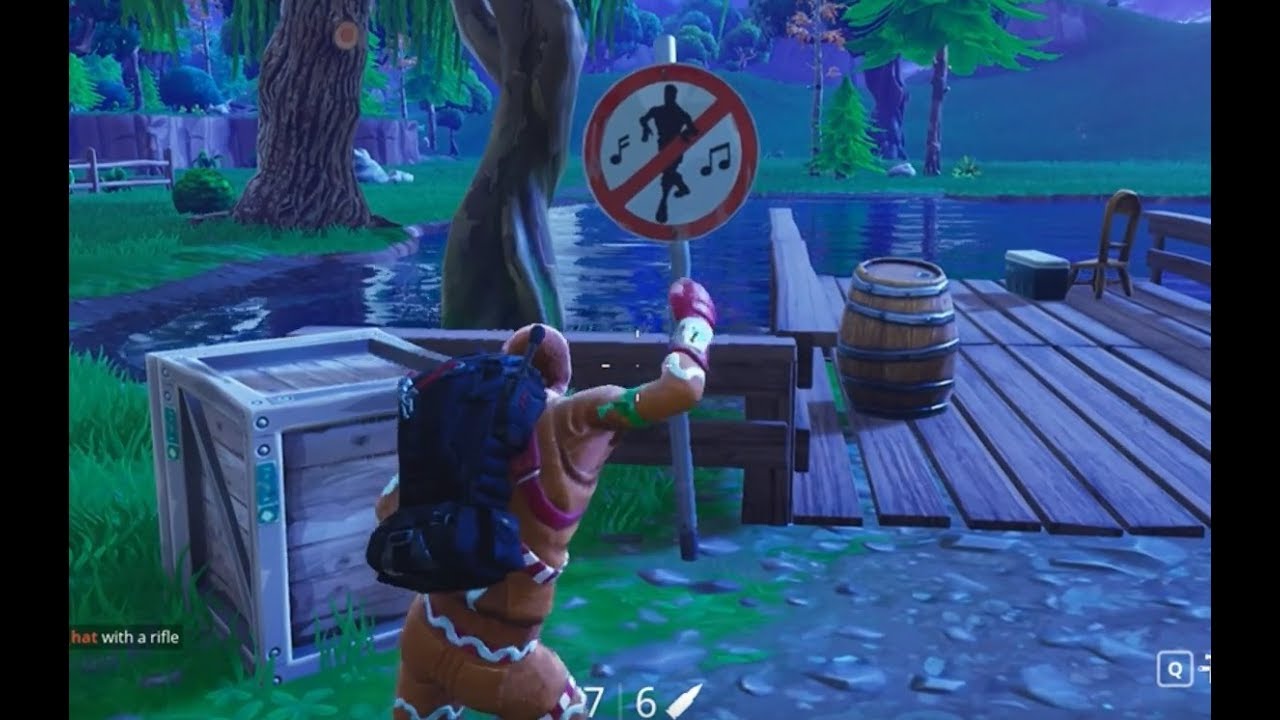 5 Forbidden dance locations. Fortnite Battle Royale