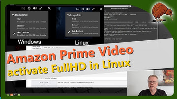 Amazon Prime Video and Linux - Video only in SD quality - activate FullHD