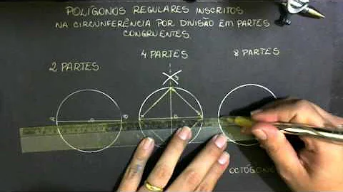 Como dividir um círculo em 8 partes?