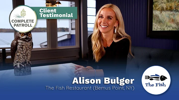 Testimonial | Alison Bulger, The Fish/My Dad's Restaurant