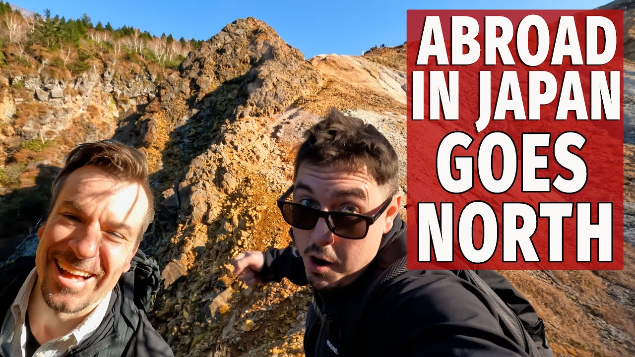 Guiding Chris and friends through Japan's Hell Valley  | Feat. @abroadinjapan
