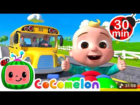 Wheels on the Bus + @Cocomelon Nursery Rhymes 30 MIN