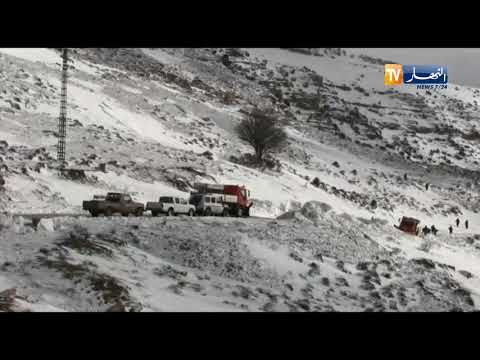 المسيلة الثلوج و الرياح القوية تعزل سكان قرية أولاد سيدي منصور و تدخل الجيش لفك العزلة