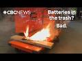 Don’t toss your batteries in the trash — they’re a fire hazard in the dump, say fire officials