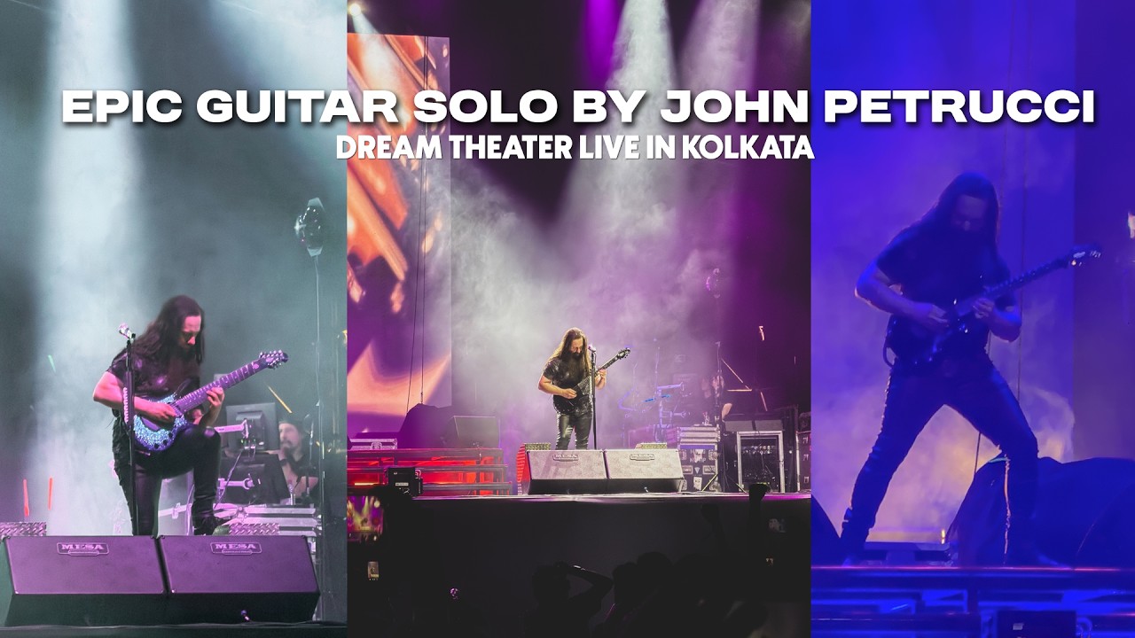 Epic Guitar Solo by John Petrucci | Dream Theater Live in Kolkata, India | John Petrucci Guitar Solo