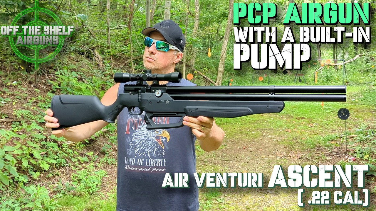 Air Venturi Ascent (.22 Cal) PCP Airgun With A Built-In Pump