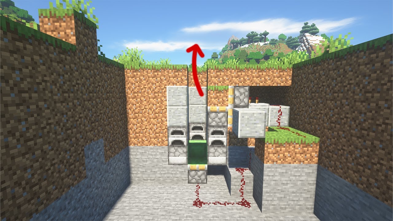 Make A Secret Hidden Exit In Minecraft - YouTube