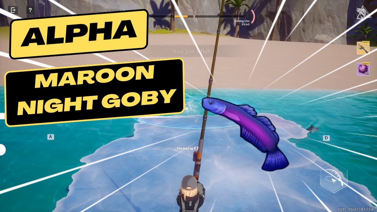 Casual: Leisure Times | Alpha Maroon Night Goby | Fishing [TOF] - YouTube