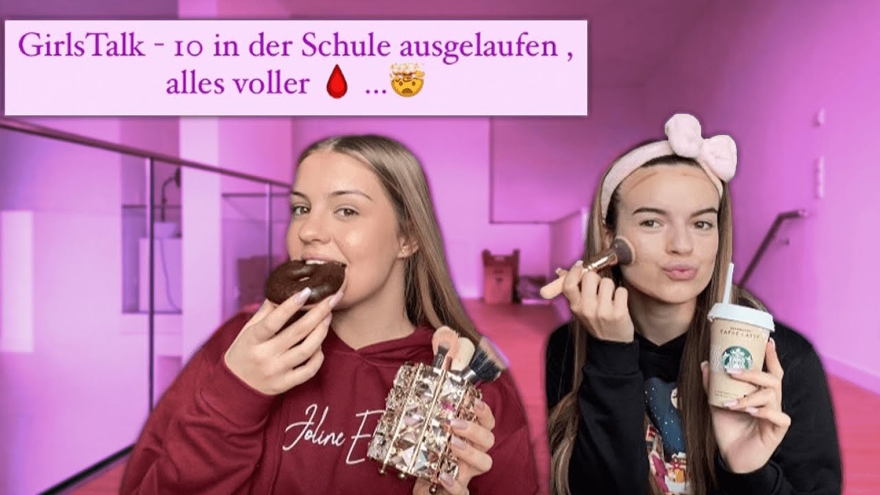 GirlsTalk 10 - In der Schule ausgelaufen und alles voller Blut 😳 | Jolineelisa