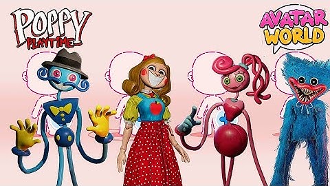 Poppy Playtime Chapter 5 in AVATAR WORLD 🌙☀️ Smiling critters Catnap || TOCA BOCA || MIGA WORLD