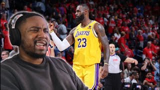 Los Angeles Lakers vs New Orleans Pelicans Full Game Highlights | 2024 Play-In | REACTION @OrdnryChristian