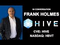 Frank Holmes, CEO Hive Blockchain, chats clean crypto.