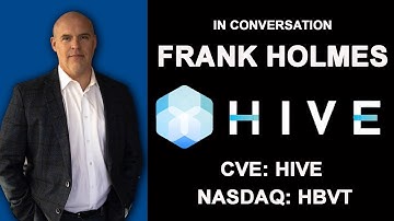 Frank Holmes, CEO Hive Blockchain, chats clean crypto.