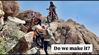 4 Amatuer Dirtbikers Attempt The HARDEST Trail