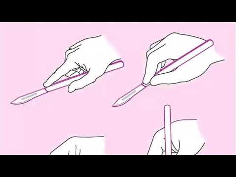Señas: Diversas maneras de usar el bisturí - YouTube