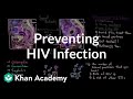 Preventing an HIV infection | Infectious diseases | NCLEX-RN | Khan Academy