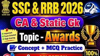 Padma Awards 2026 || CA Class 01 | Important Names  | SSC RRB Current Affairs