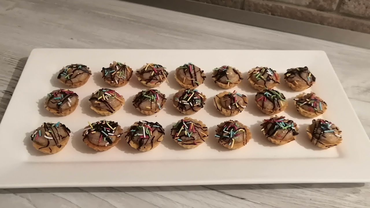 Orechové mini košíčky