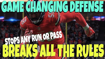THIS DEFENSE IS A GLITCH! GAME BREAKING D STOPS ANY PLAY! BEST BLITZ & RUN D MADDEN 18  MONEY PLAY