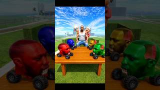 Franklin &amp; Motu Patlu vs Tiny Devil  Car Indian Bikes Driving 3D #shortvideo #shortsfeed