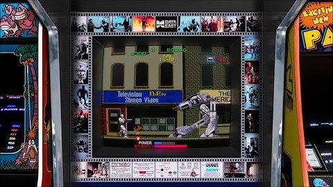 Robocop, Realistic Arcade Bezel with the Mega Bezel Reflection Shader