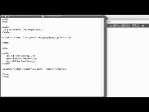 JS 4U 158: Selecting the first element using JQuery