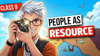 People as Resource Class 9 Animation | Class 9 Economics Chapter 1 CBSE 2025 | NCERT Explanation