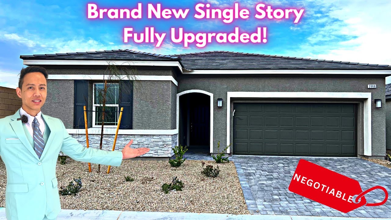 Brand New Las Vegas Single Story Home Sarah Plan YouTube