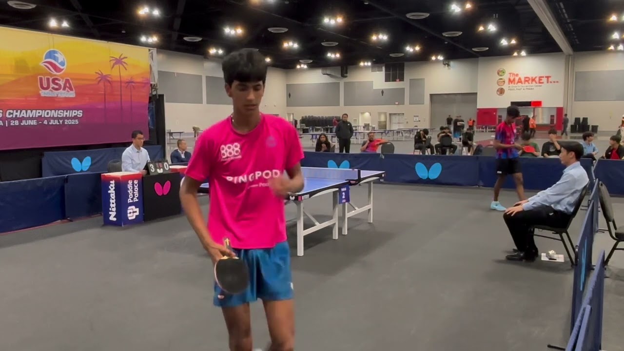 Naresh, Sid (2650) vs Naresh, Nandan (2571) | U21 Boys' Singles Final | 2025 US National 7-4-2025