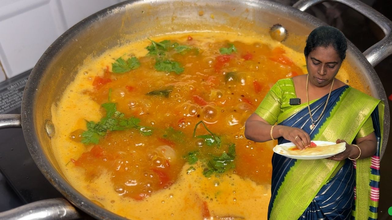 4 தக்காளி 2 வெங்காயம் வெறும் 10 மினிடத்தில் அட்டகாசமான சுவையில் இப்படி செய்து பாருங்க - Tomato Kulam