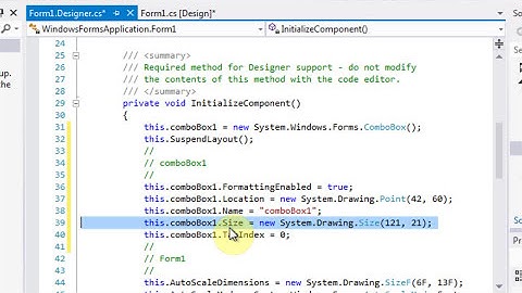 C# combobox - Some basic properties