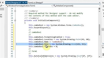C# combobox - Some basic properties