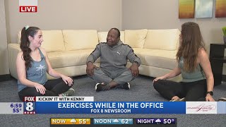 Simple exercises you can do at your desk - Fox 8 anchors get a lesson