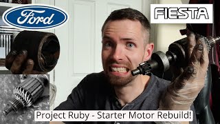 Project Ruby Part 16 - How to refurbish an old starter motor!